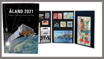 Carpeta de sellos anual de Aland 2021