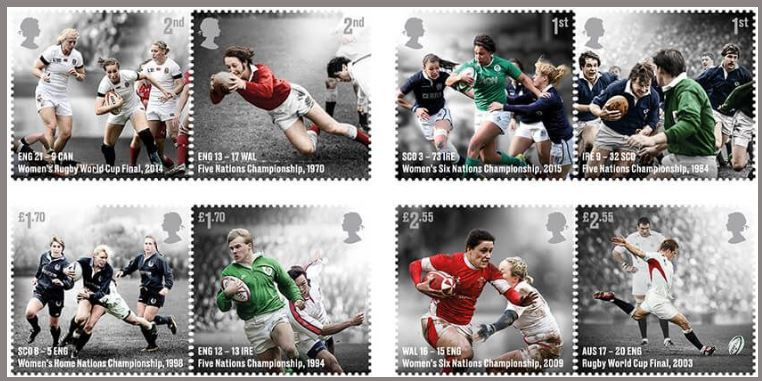 Sellos Rugby Inglaterra 2021