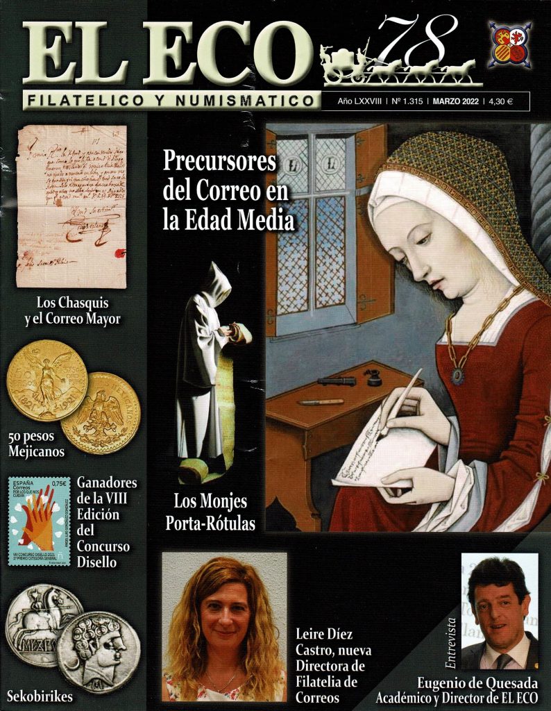 Eco FIlatélico y Numismático marzo de 2022