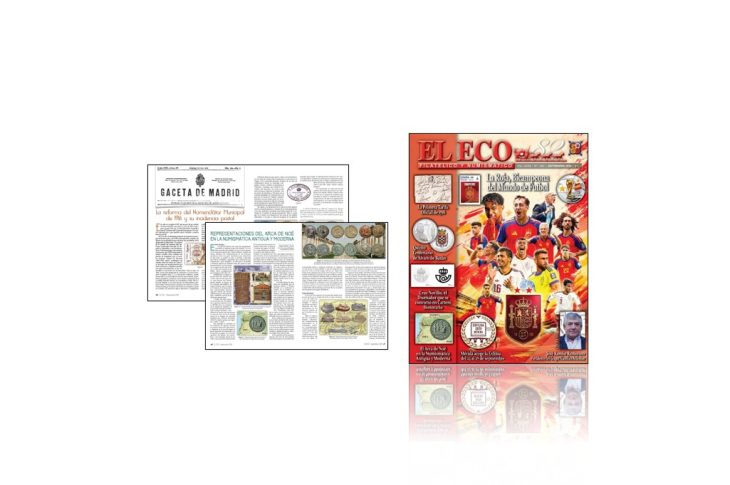 Portada El Eco FIlatélico y Numismático Septiembre de 2026