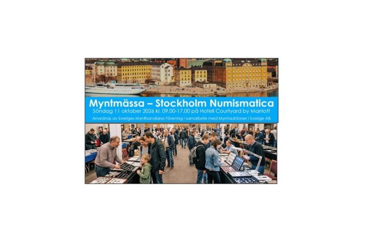 Exposición Myntmässa - Numismática Estocolmo